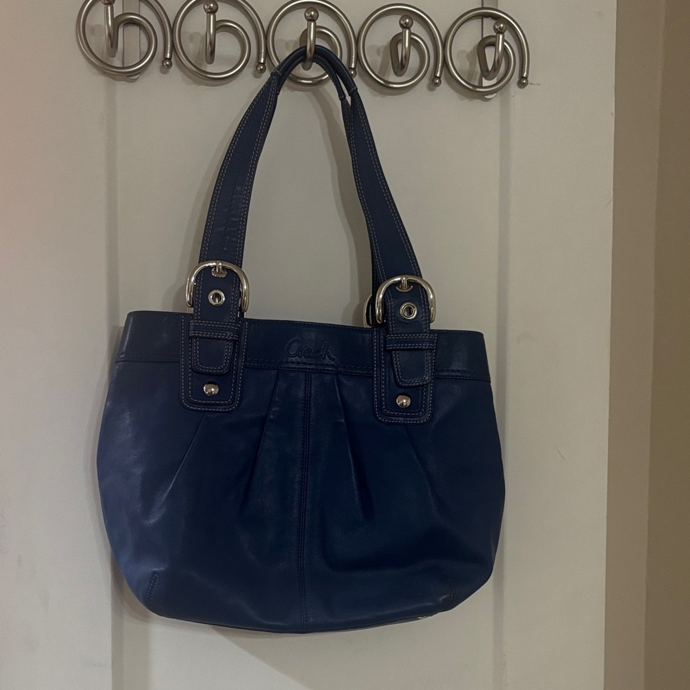 Coach Blue Shoulder Bag